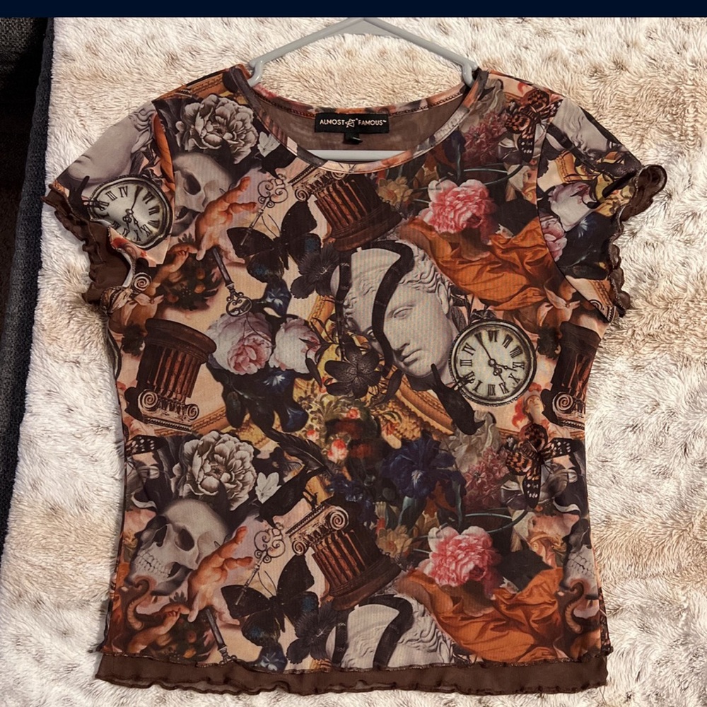 Brown blouse